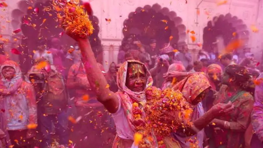 Vrindavan Widows Holi