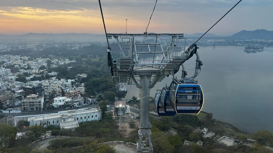 12. Karni Mata Ropeway (Rajasthan)