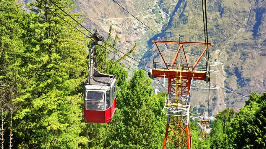 2. Auli Ropeway (Uttarakhand)