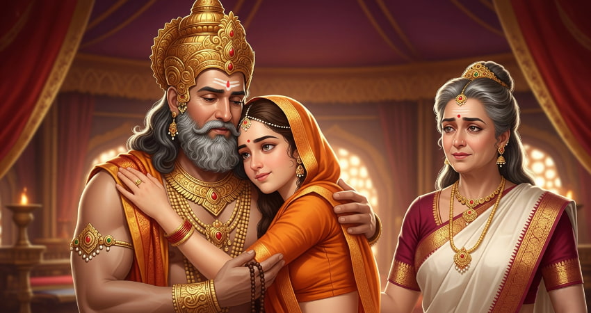 Janaka the King and his Wife
