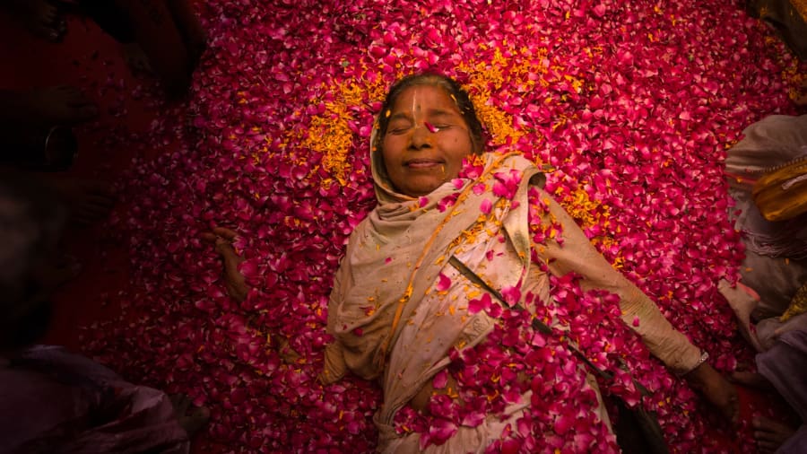 Widow’s Holi at Vrindavan