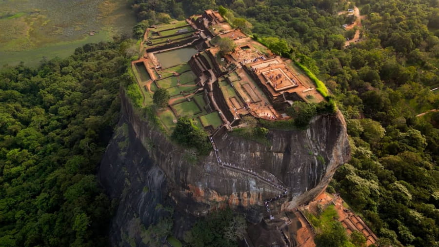 Hike at Sigiriya Rock Fortress