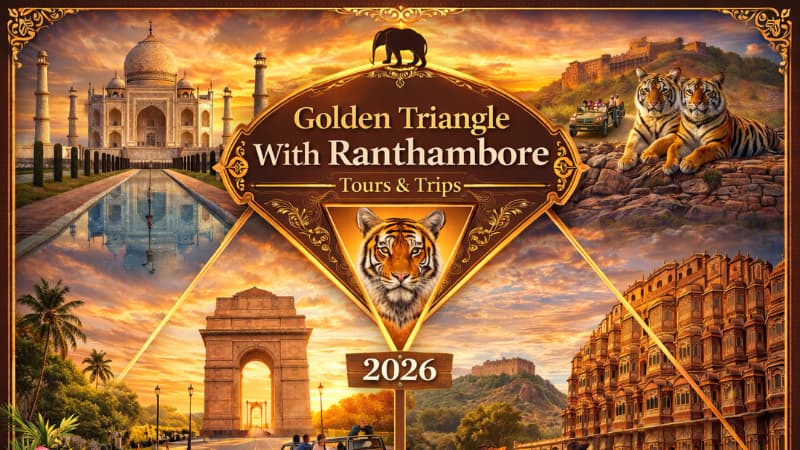 Golden Triangle With Ranthambore Tours & Trips 2026