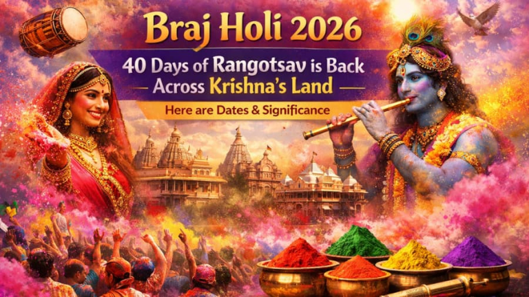 Braj Holi 2026 40 Days of Rangotsav is Back across Krishna’s Land; Here are Dates and Significance